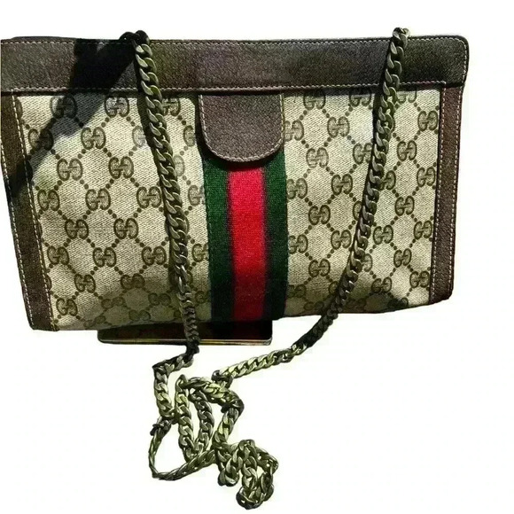 Gucci Ophidia Clutch Crossbody bag- 💯 authentic vintage clutch- interior intact - Picture 3 of 16